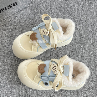 2025新款 女款 百搭鞋 子厚底小白鞋 鲁鲁蛋小众不撞款 休闲面包鞋 板鞋