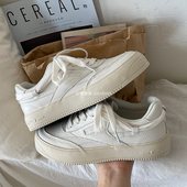 原创厚底百搭板鞋 鲁鲁蛋 小白鞋 女潮ins运动休闲鞋 2023新款 春秋季