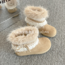 冬季 保暖棉鞋 外穿加绒女鞋 2025新款 毛毛靴 厚底雪地靴女款 鲁鲁蛋