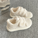 保暖雪地靴女款 外穿魔术贴小白鞋 2025新款 加绒二棉鞋 冬季 鲁鲁蛋