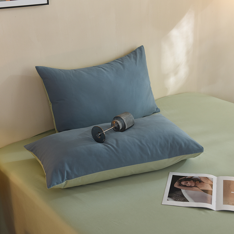 A类纯棉加厚磨毛枕套枕头套子