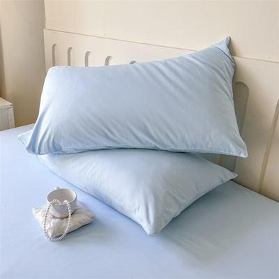 纯棉全棉枕套纯色素色枕头套子