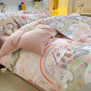 250cm被套 248 定做订制A类全棉纯棉四件套榻榻米床笠229 230