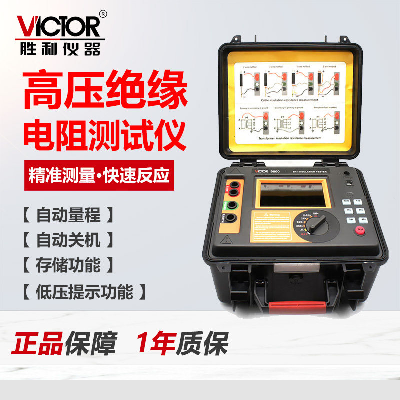 胜利VC9600B高压绝缘电阻测试仪