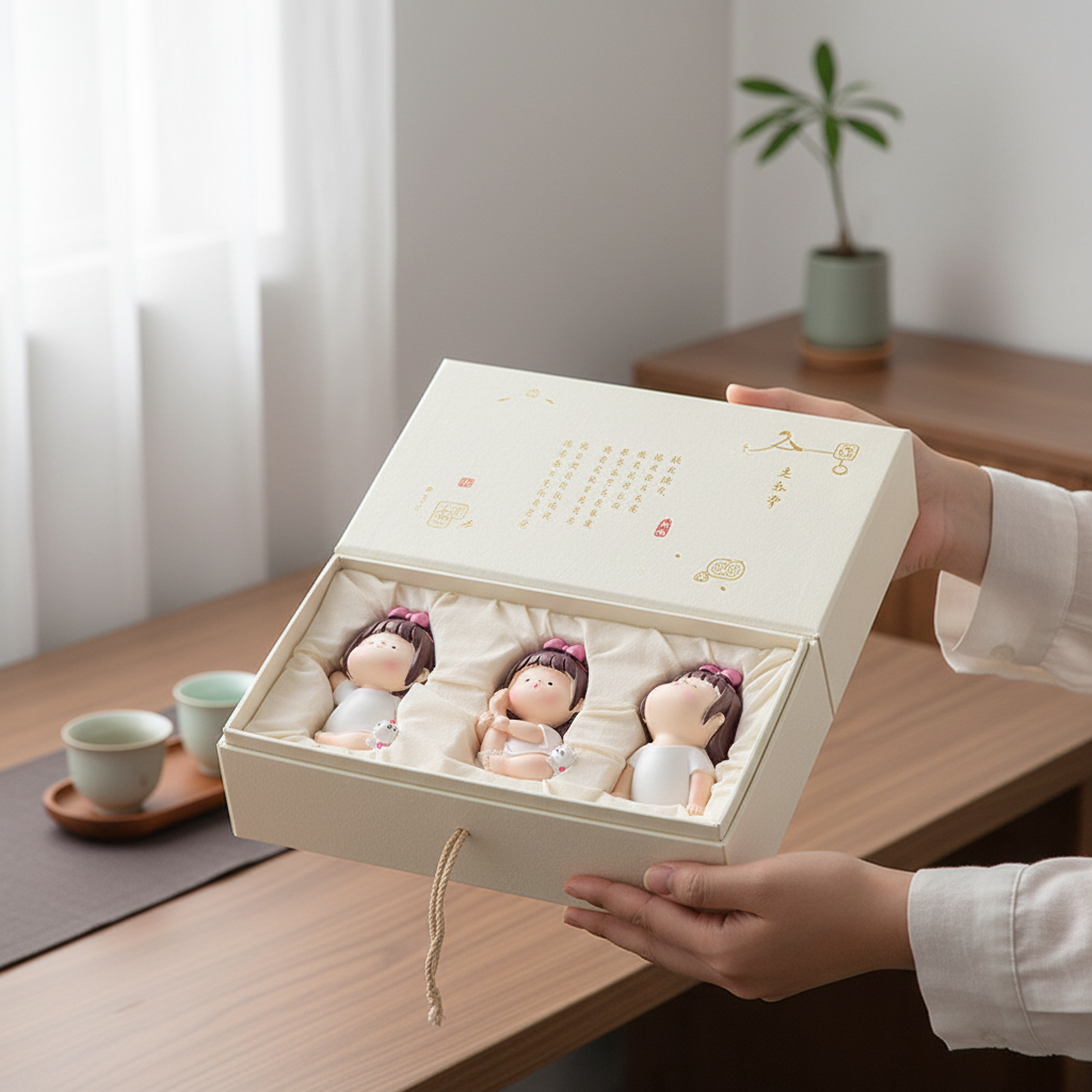 可爱卡通人物桌面摆件礼盒装创意装饰品生日礼物,家居饰品,桌面摆件,淘宝优惠券,粉丝福利购,淘宝优惠卷