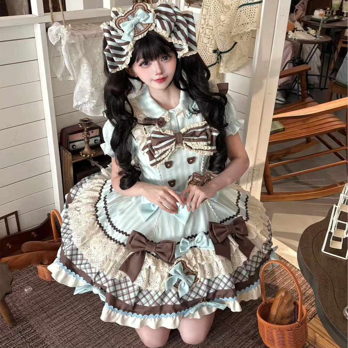 海豹霜糖屋薄巧小熊饼lolita