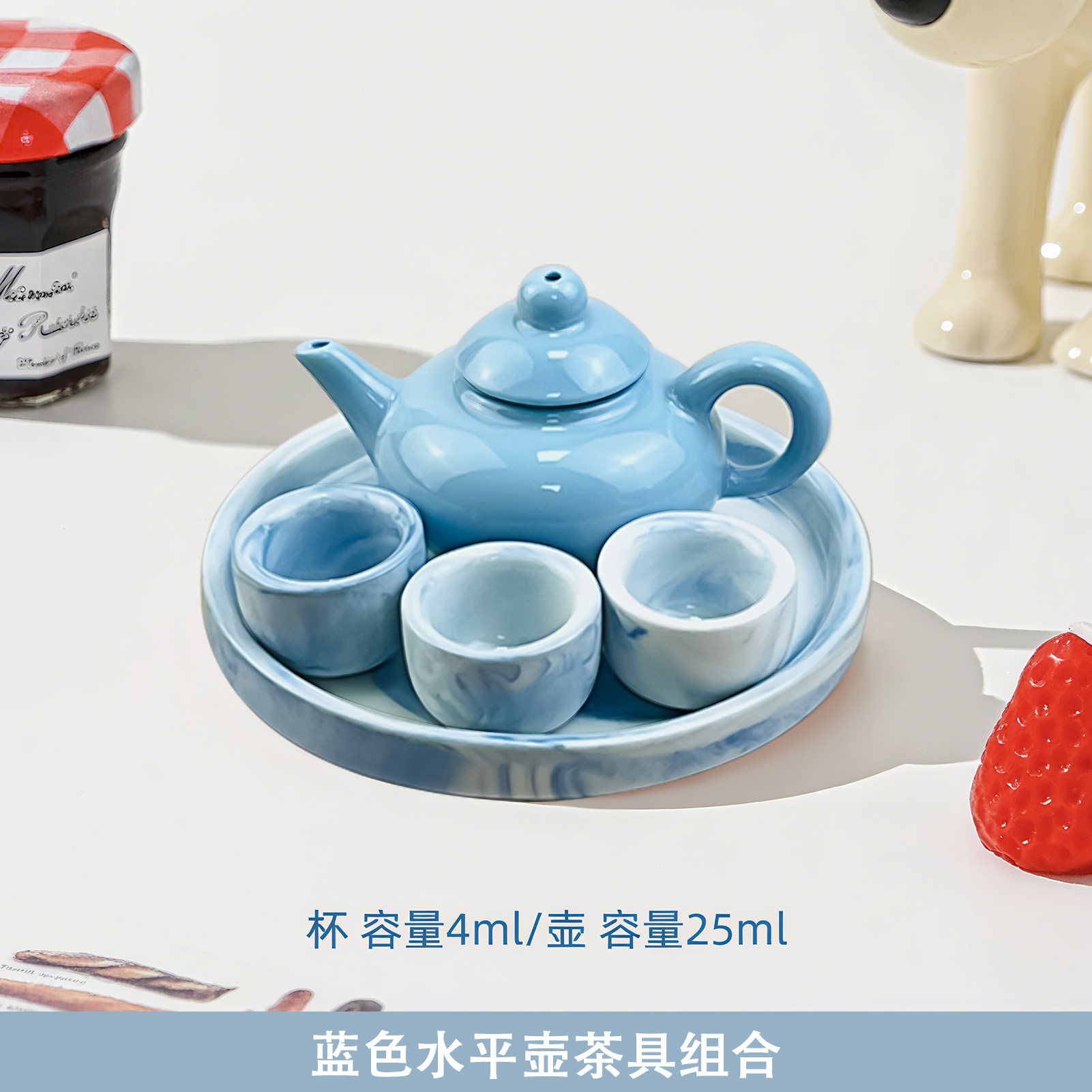 迷你茶儿童茶壶套装可喝水玩具瓷