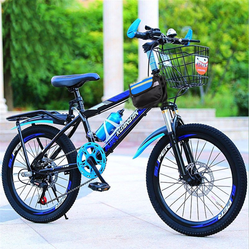 新品成人山地车双单碟刹钢自行车男女学生越野车变速减震高碳车赛
