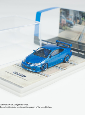 TW 1:64 本田 Integra TYPE R DC5 訂製藍色金屬漆 T64R-TL022-BL