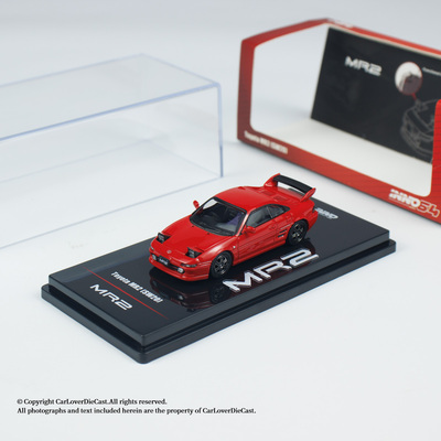 INNO 1:64車模型 豐田 MR2 (SW20) 紅色 IN64-MR2SW20-RED