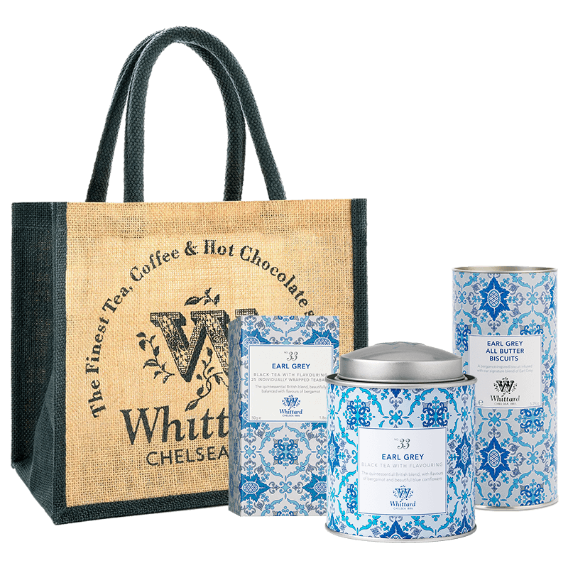 Whittard 英国进口 英式伯爵悠享下午茶甄选礼袋英式红茶饼干送礼