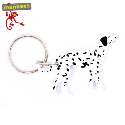 路客munkees斑点狗啤酒开瓶器户外钥匙扣挂件时尚创意扣起子狗狗