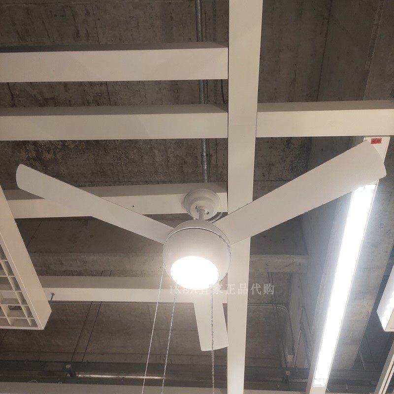 IKEA宜家正品斯托姆温三叶吊扇灯简约照明灯现代家用吸顶灯装饰灯
