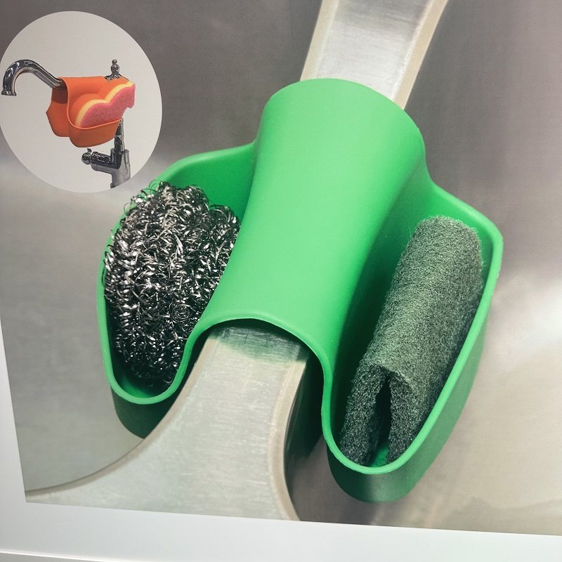 IKEA宜家滤水篮比安海绵架百洁布收纳架塑料盛具厨房沥水架海绵架