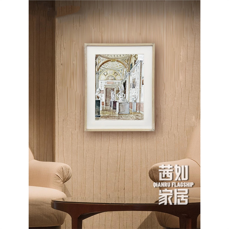 高档建筑黄工典藏大师系列装饰画客厅沙发背景墙画酒店北欧壁挂画图片