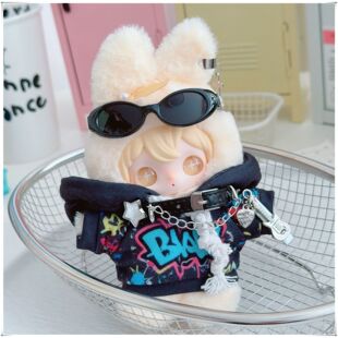 兔闪闪ShyShy娃衣代开闪亮世界田栩宁毛绒搪胶公仔衣服潮酷拽卫衣