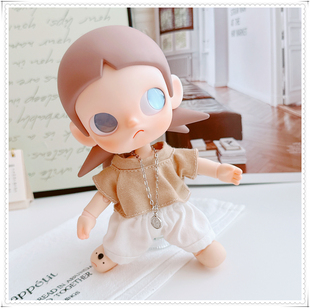 仅售衣服Zsiga向往之处娃衣1/8可动玩偶嘎子姐T恤裤子白色