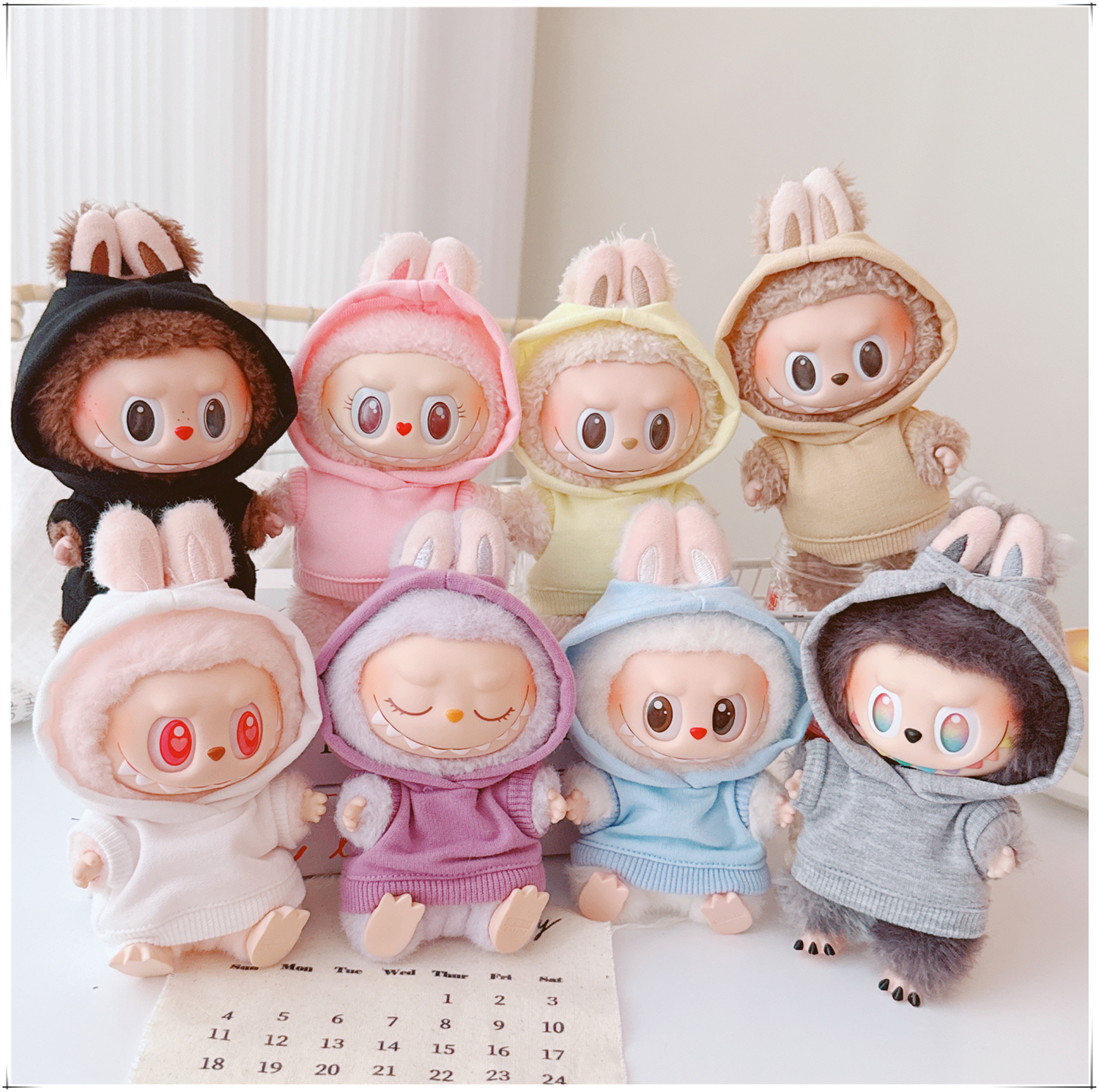 一二三代labubu娃衣17cm