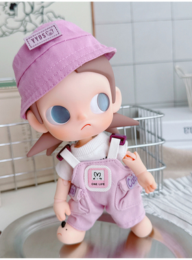 酷酷嘎子姐zsiga1/8娃衣紫色帽子裤子套装可爱卡通玩偶换装娃衣