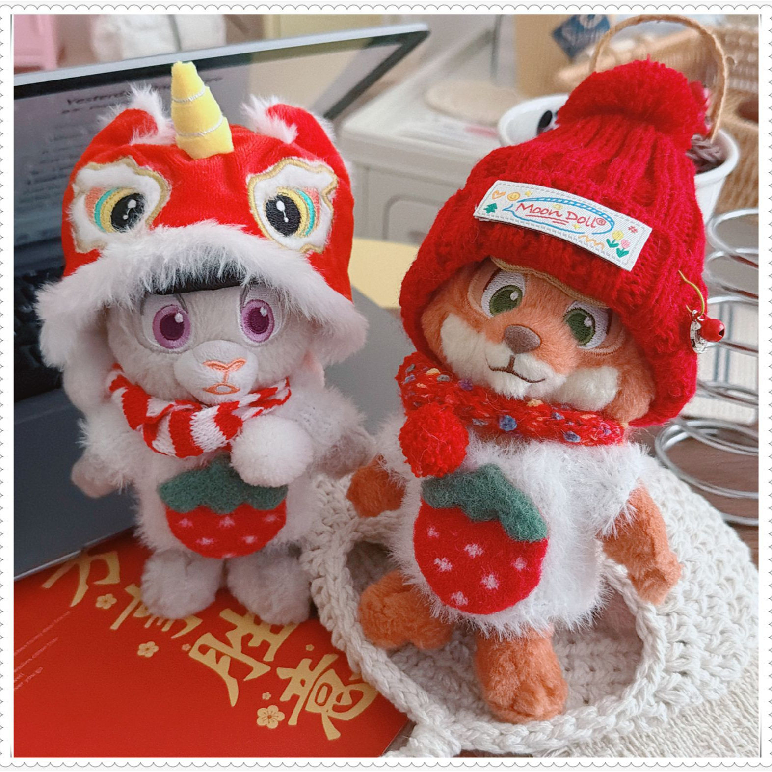 【仅售衣服】尼克小狐狸挂件娃衣服朱迪钥匙扣尼克新年帽子围巾