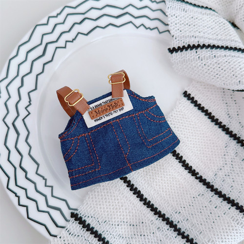 10cm娃衣牛仔裙迷你玩偶