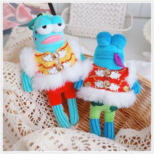 仅售衣服】比奇堡的居民娃衣服打工鱼娃衣酷酷鱼娃衣着替可爱新年