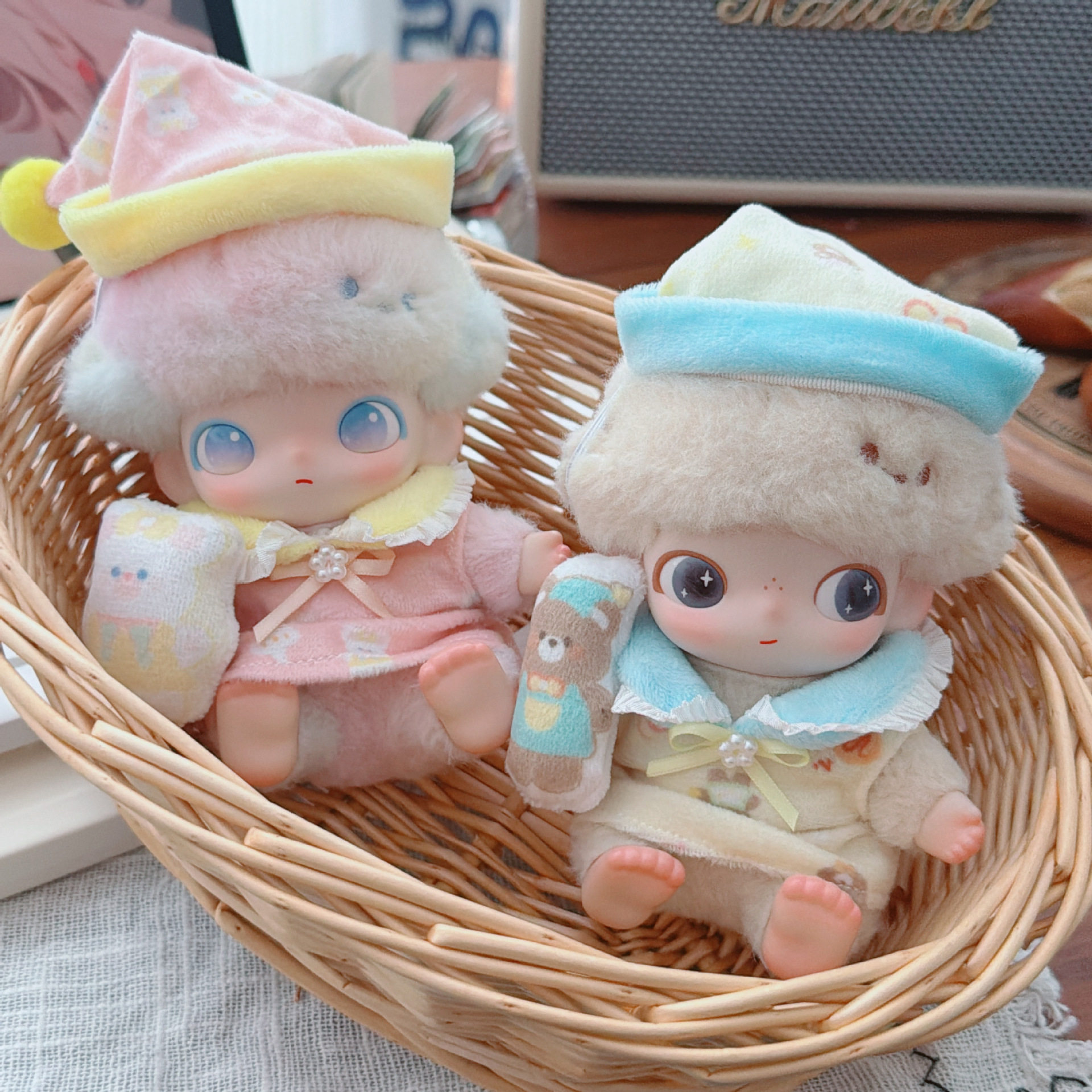 dimoo娃衣新品新生日记娃衣潮玩公仔衣服替换装睡衣毛绒挂饰