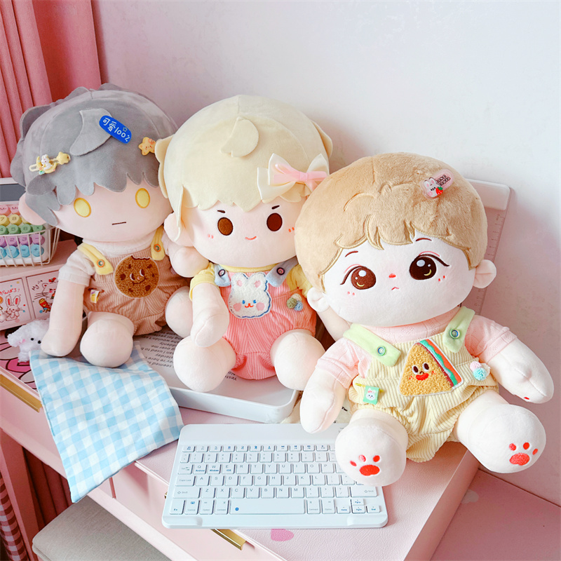 月亮公仔现货棉花娃娃娃衣