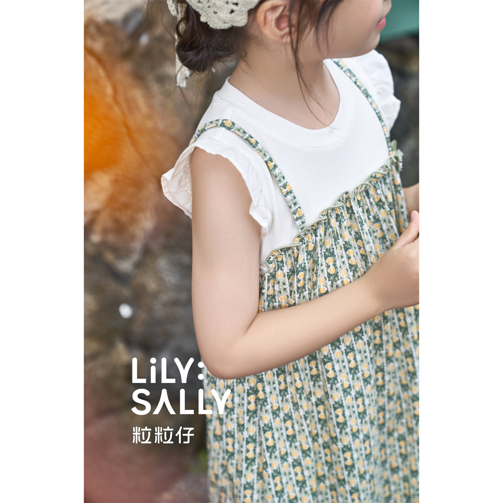 粒粒仔女孩清新夏季裙子图片