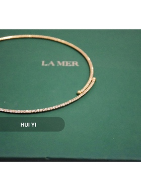 HUI YI STUDIO 星光大道 闪钻镶钻项圈气质 气场du家项链