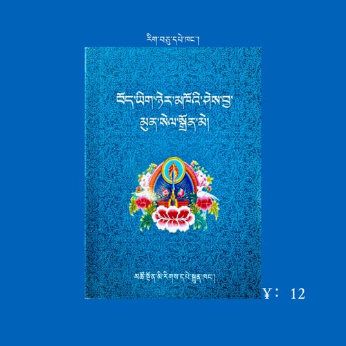 藏语文基础知识（藏文） 小册子 口袋版
