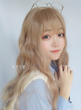 lolita假发长卷发大波浪头套