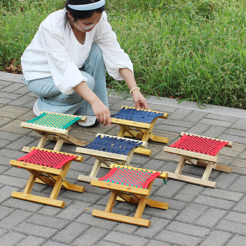 槐木马扎凳折叠折叠超结实马扎加厚折叠小凳子折叠矮凳马扎凳子