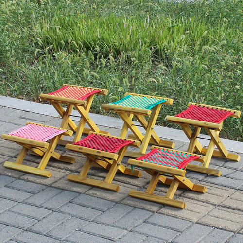 芷柔实木马扎折叠凳便携结实