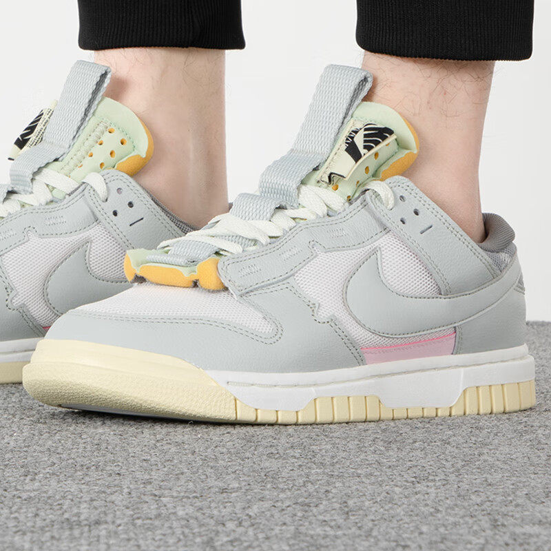 nike耐克男鞋dunk low remastered浅银色低帮休闲板鞋 dv0821-100