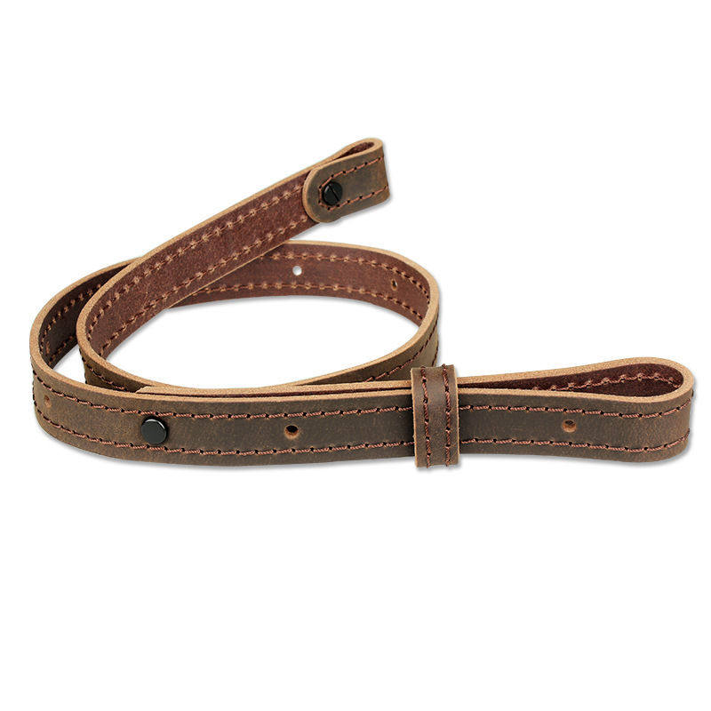 户外战术两点式步枪猎枪背带 美式吊索枪绳新品牛皮 gun sling