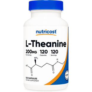 现货美国Nutricost L-Theanine L-茶氨酸 200毫克120粒胶囊