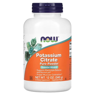 美国Now Foods Potassium Citrate Pure Powder柠檬酸钾纯粉340克