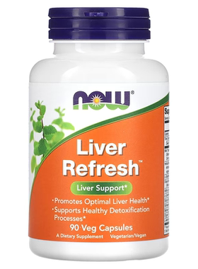 现货美国Now Foods 肝脏健康 Liver Refresh 肝脏健康配方90粒