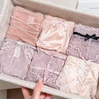 轻奢设计感纯欲蕾丝女士内裤女高端性感法式浪漫送女友礼物