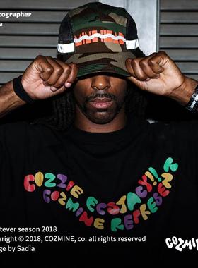 COZMINE 矿客兄弟 Ecstasy rainbow 印花 纯棉圆领短袖tee