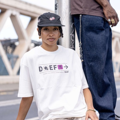 COZMINE 矿客兄弟 DEFJAM 宽松短袖街头嘻哈风纯棉短袖tee