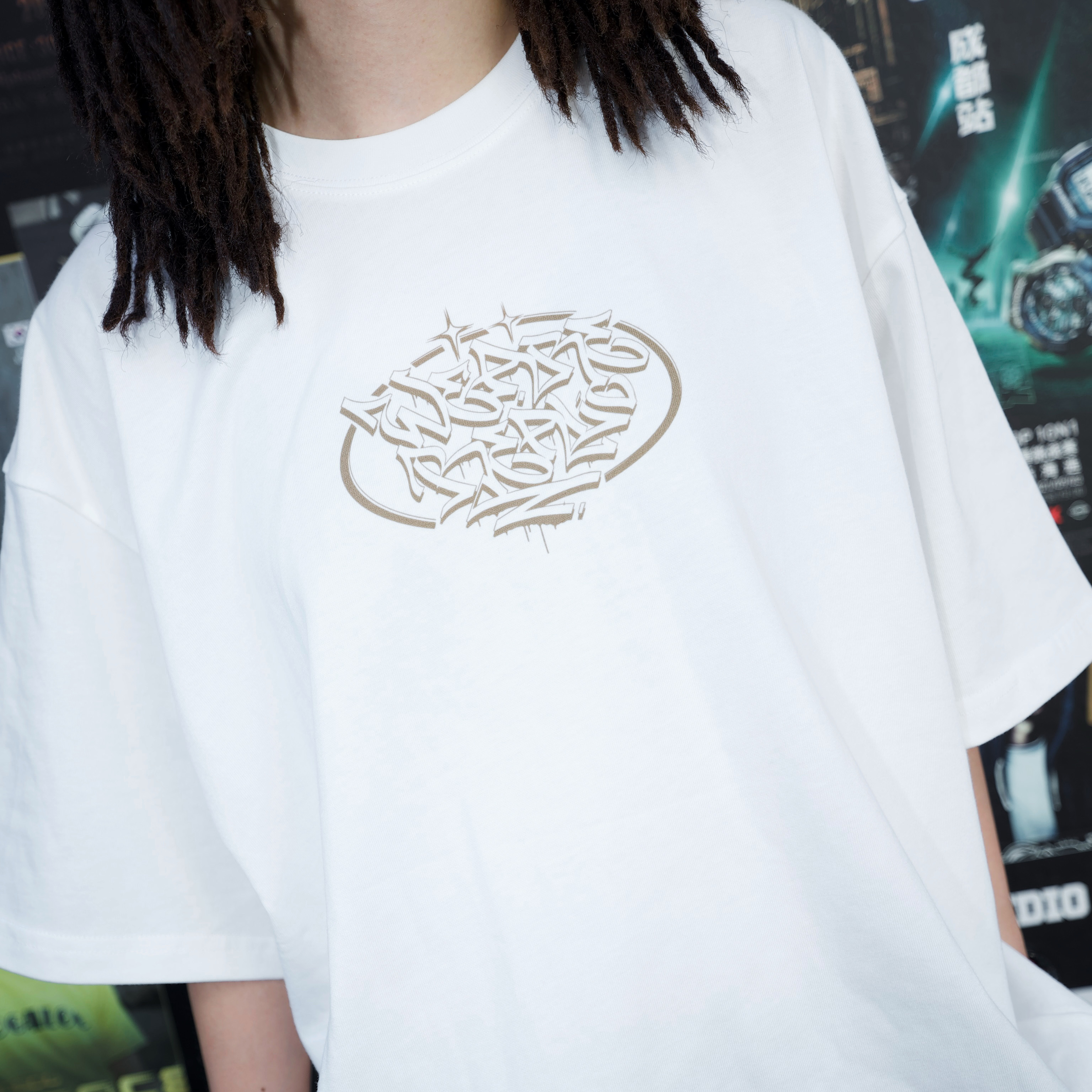 COZMINE X REAL DANCE STUDIO 联名T恤黑白两色圆领纯棉TEE