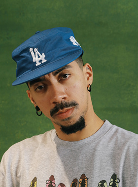 COZMINE 矿客兄弟 致敬Los Angeles Dodgers 刺绣平檐帽蓝色