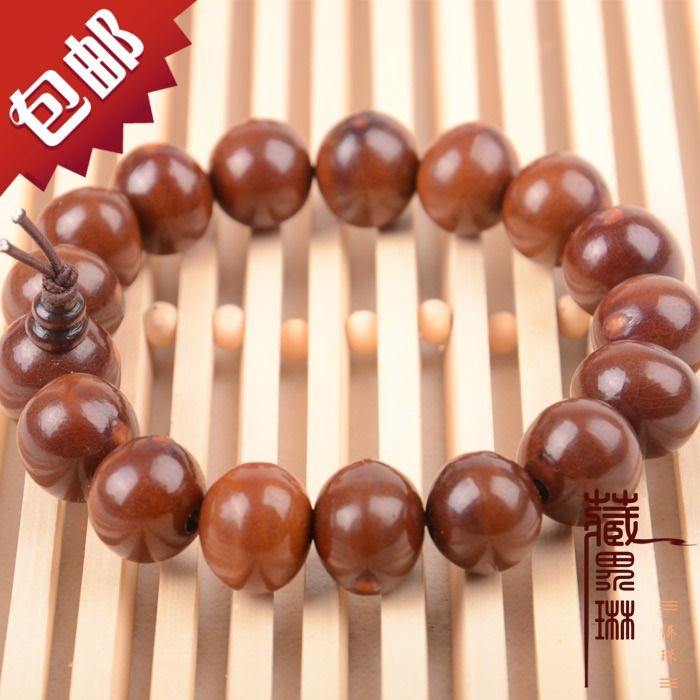 天然稀有太阳子菩提子手串佛珠菩小众木作