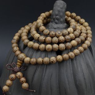 手珠天然鸡翅木手串108颗珠木手链男女情侣款木珠饰品文玩手串