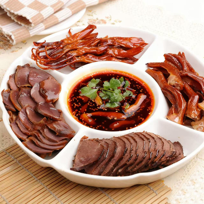 凉菜卤水拼盘陶瓷12英寸