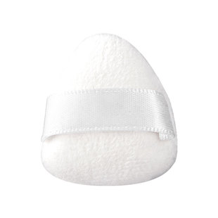 迷你三角植绒粉扑手指小号高光小号毛绒粉饼散粉定妆指尖粉扑白