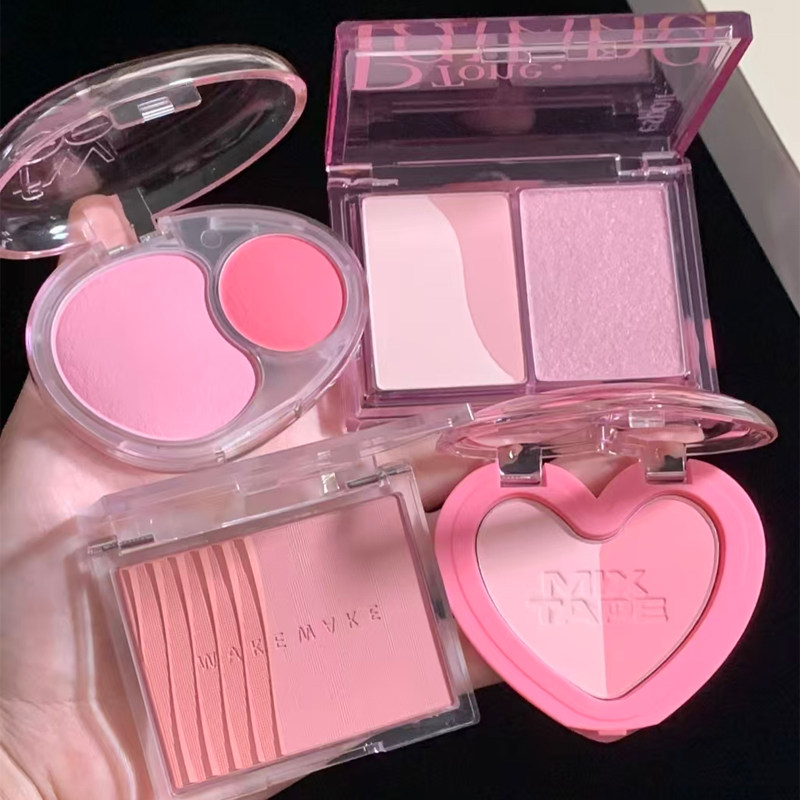 【保税】WAKEMAKE唯可魅透明分层双色腮红修容阴影提亮控油