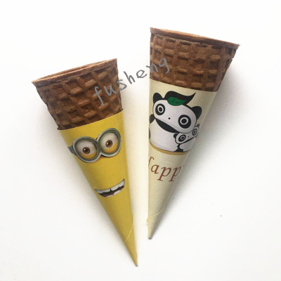 蛋筒甜筒脆皮冰淇淋平口脆筒